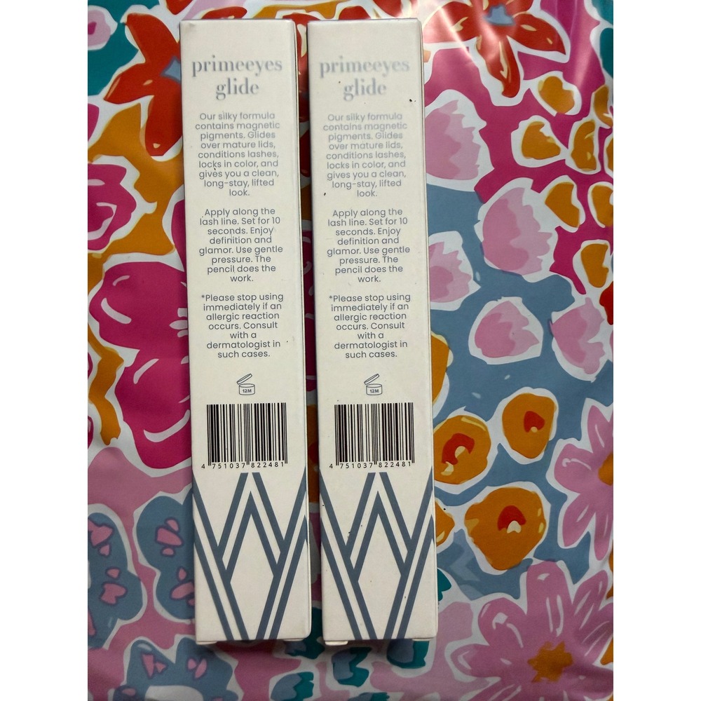 2PK Prime Prometics Primeeyes Glide Eyeliner Copper Metallic for Mature Skin NEW - Picture 2 of 3